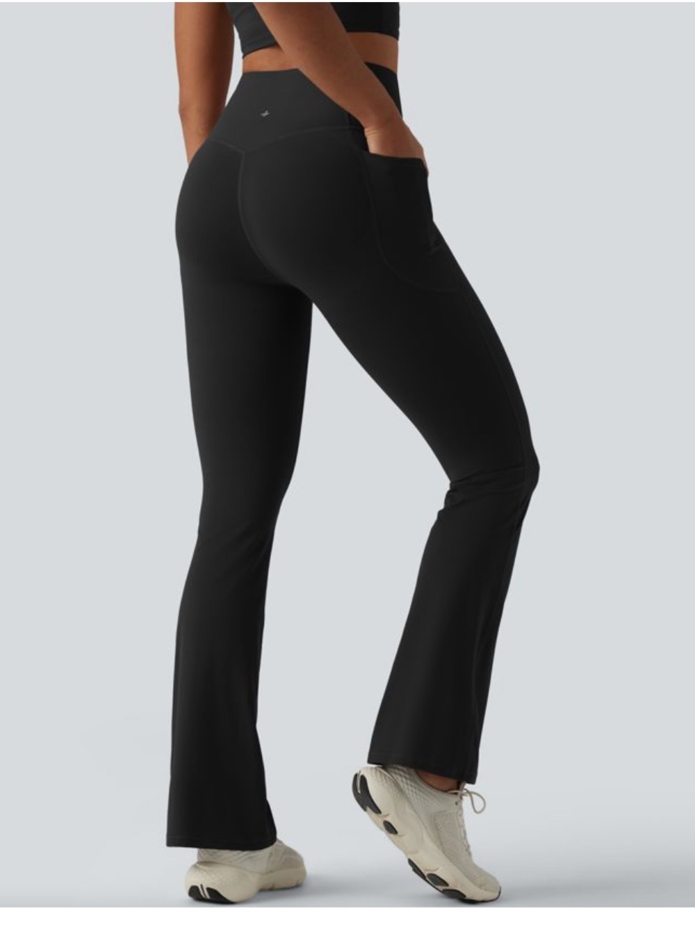 HALARA UltraSculpt Black High-Rise Flare Pants